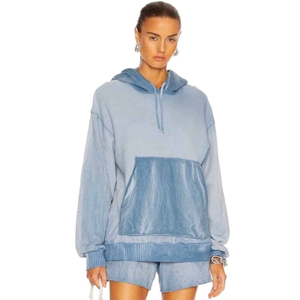 Cotton Citizen Women’s Blue Brooklyn Oversized Hoodie Size XS